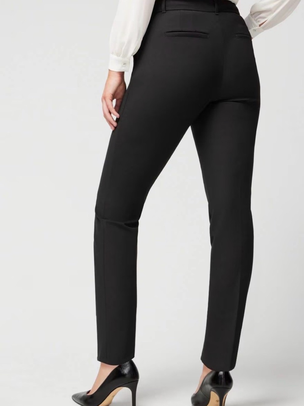 White House Black  Market The Slim Ankle Comfort Stretch Work Pants, 12R, NWT - Picture 2 of 10